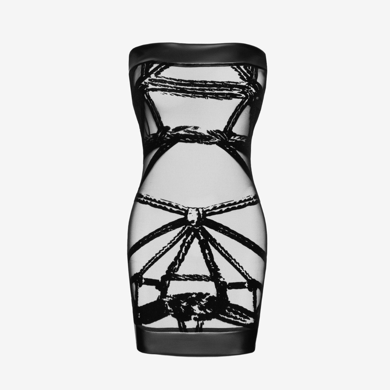 Noir Handmade Bondesque Off Shoulder F359 krótka sukienka