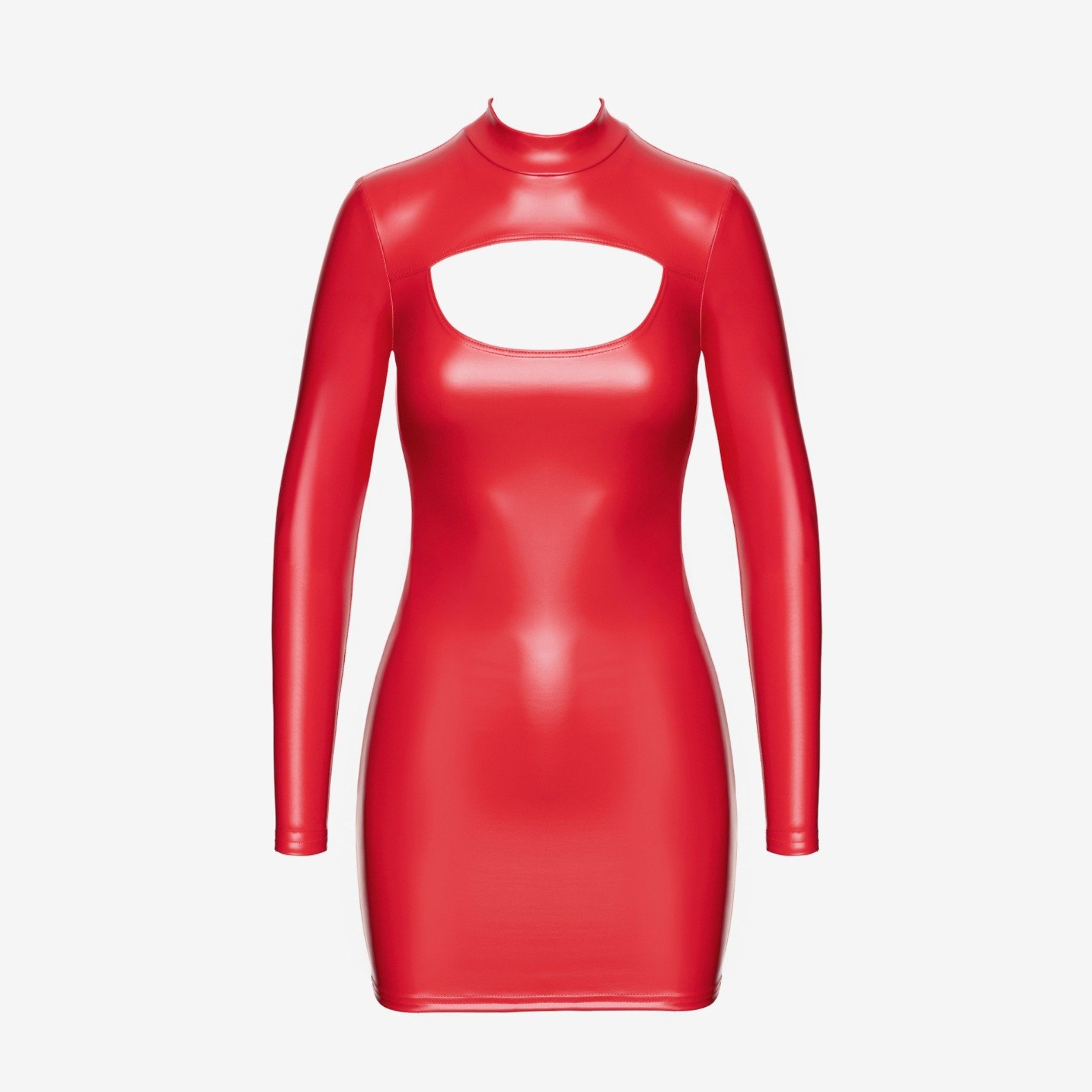 Noir Handmade Bombshell F367 czerwona sukienka