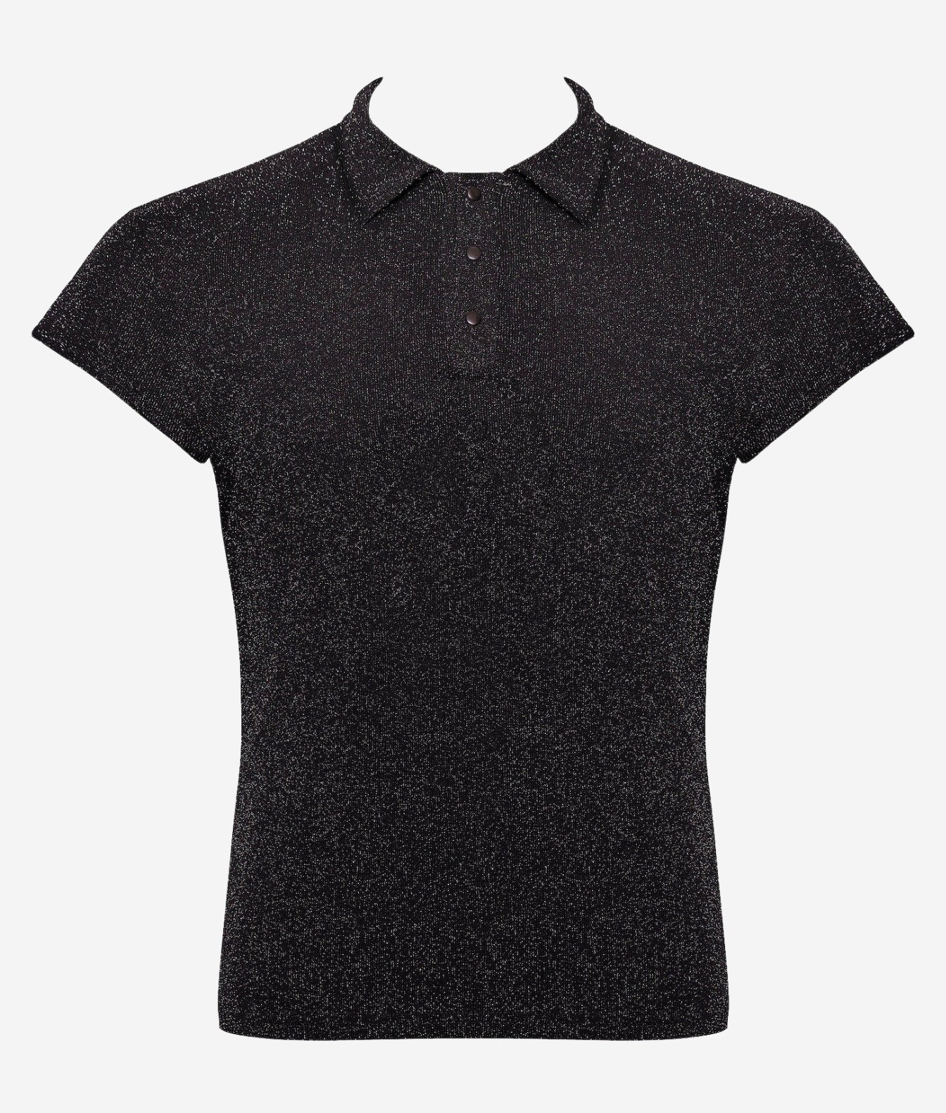 Noir Handmade Onyx Veil Polo z transparentnego tiulu