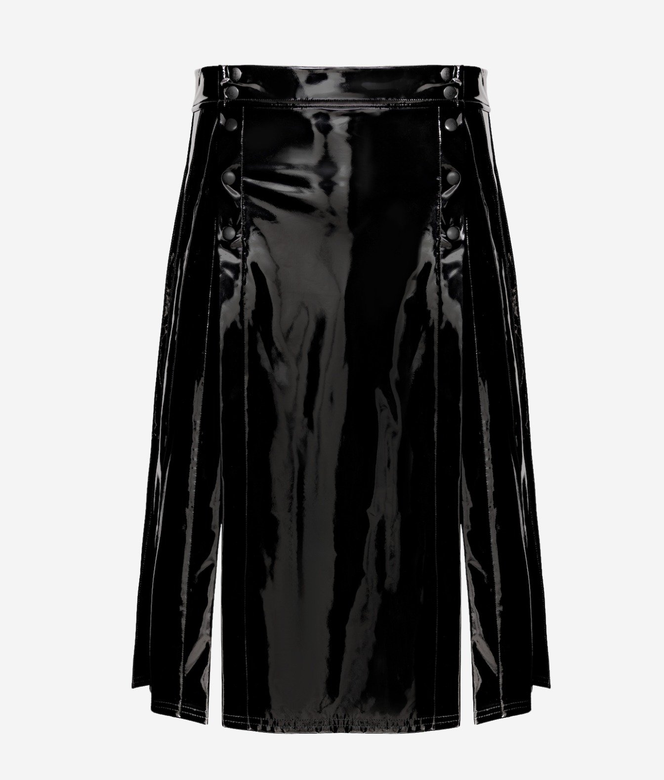 Noir Handmade Empire PVC Skirt