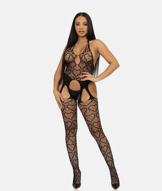 Leg Avenue 89306 Bodystocking z siateczką