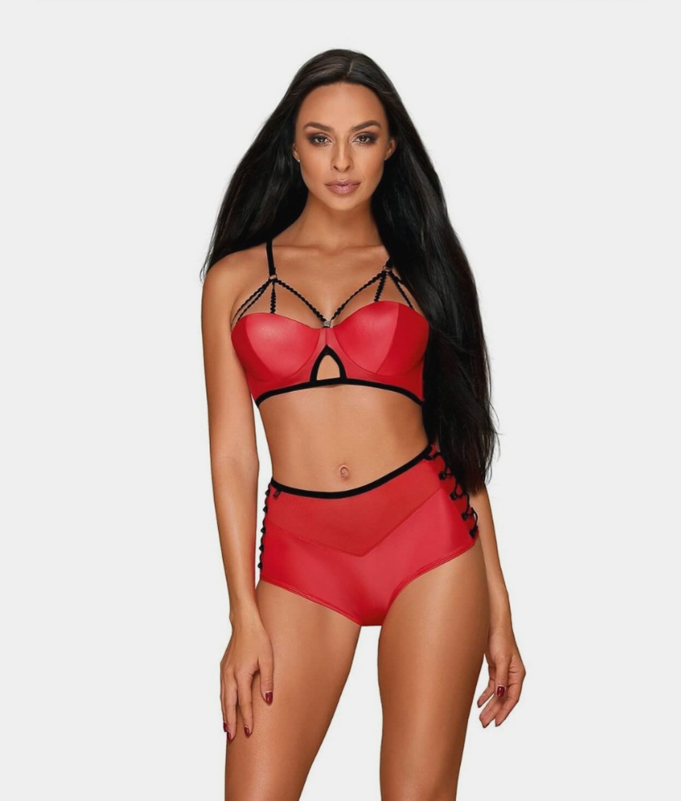 Obsessive Leatheria komplet bielizny