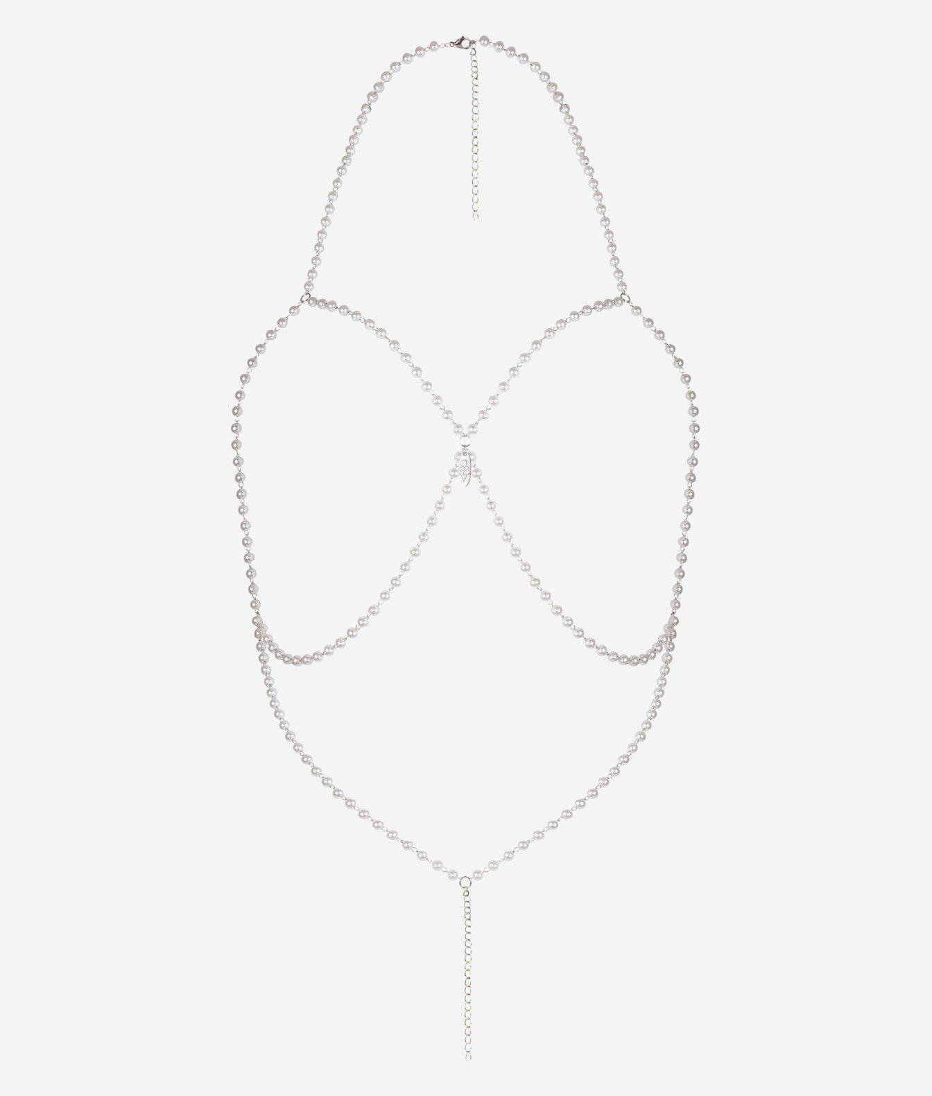 Obsessive Lyxa biżuteryjny biustonosz otwarty O/S