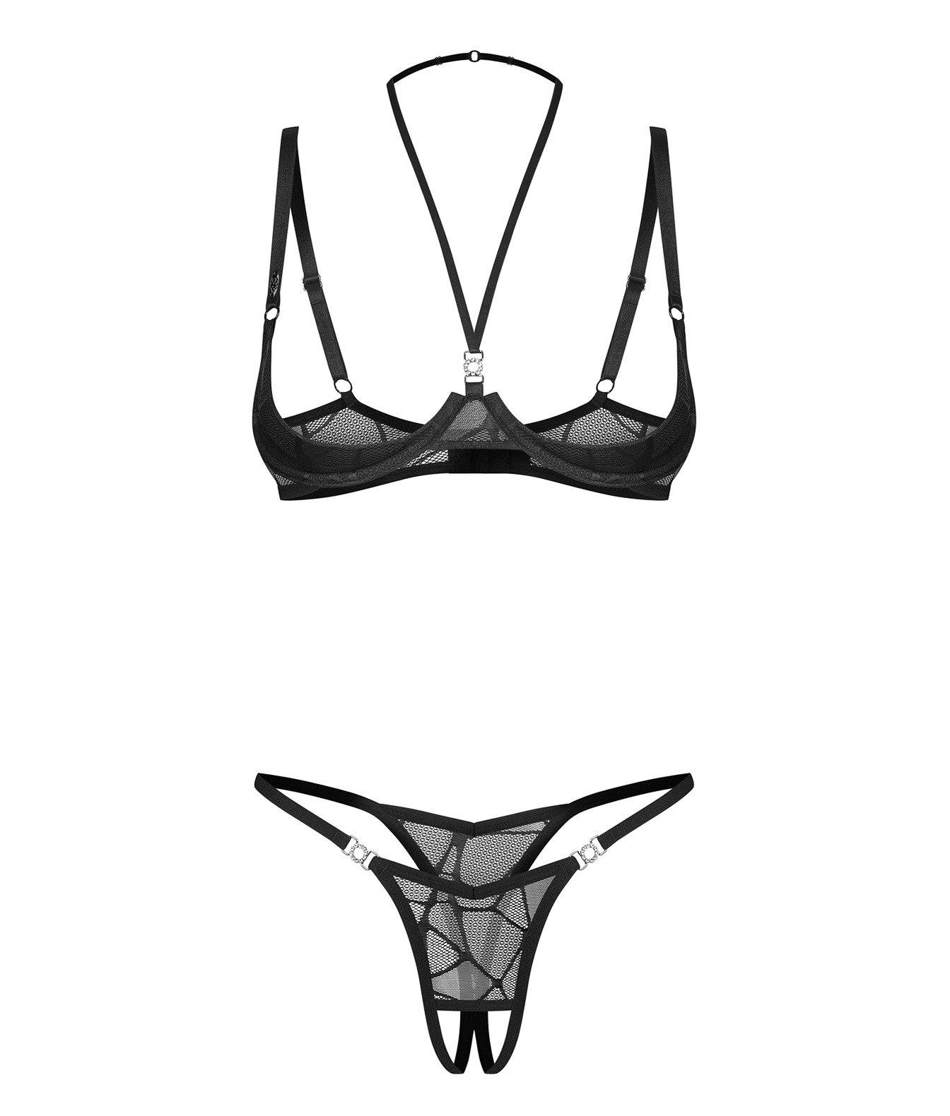 Obsessive Olianna komplet 2-częściowy otwarty