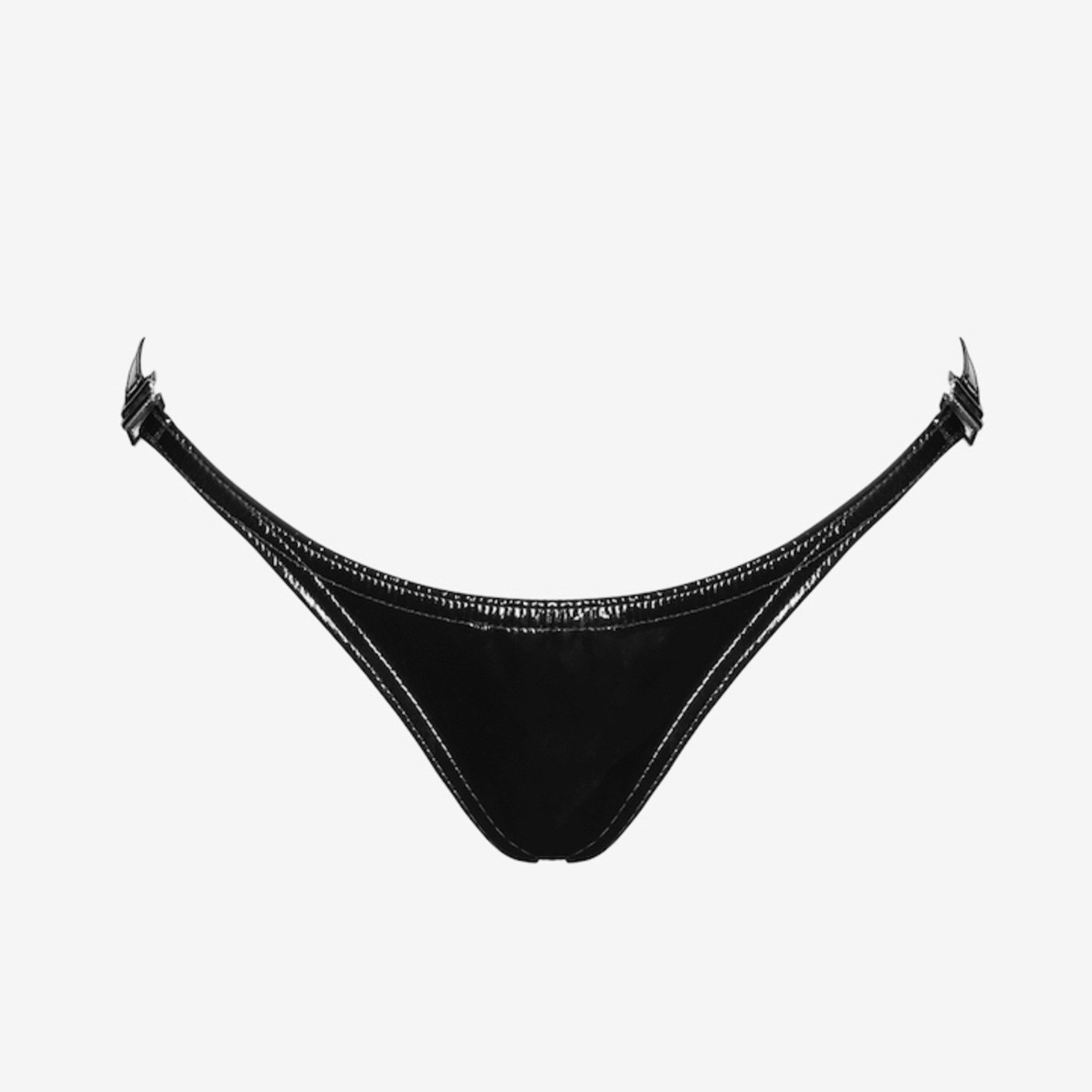 Noir Handmade Dominae PVC P014 czarne majtki