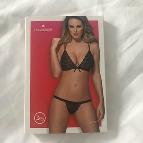 Obsessive komplet: biustonosz i stringi 854-set-1
