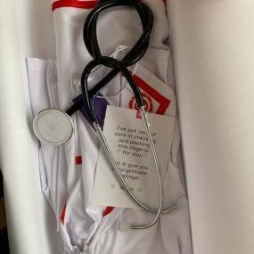 Obsessive Emergency sukienka ze stetoskopem